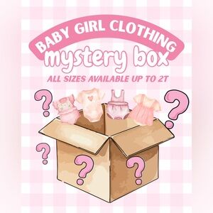 Baby Girl Clothing Mystery Box 8-10p Brand Name Bundle